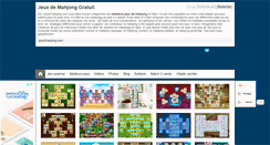 Desktop Screenshot of jeux2mahjong.com