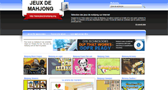 Desktop Screenshot of jeux2mahjong.org